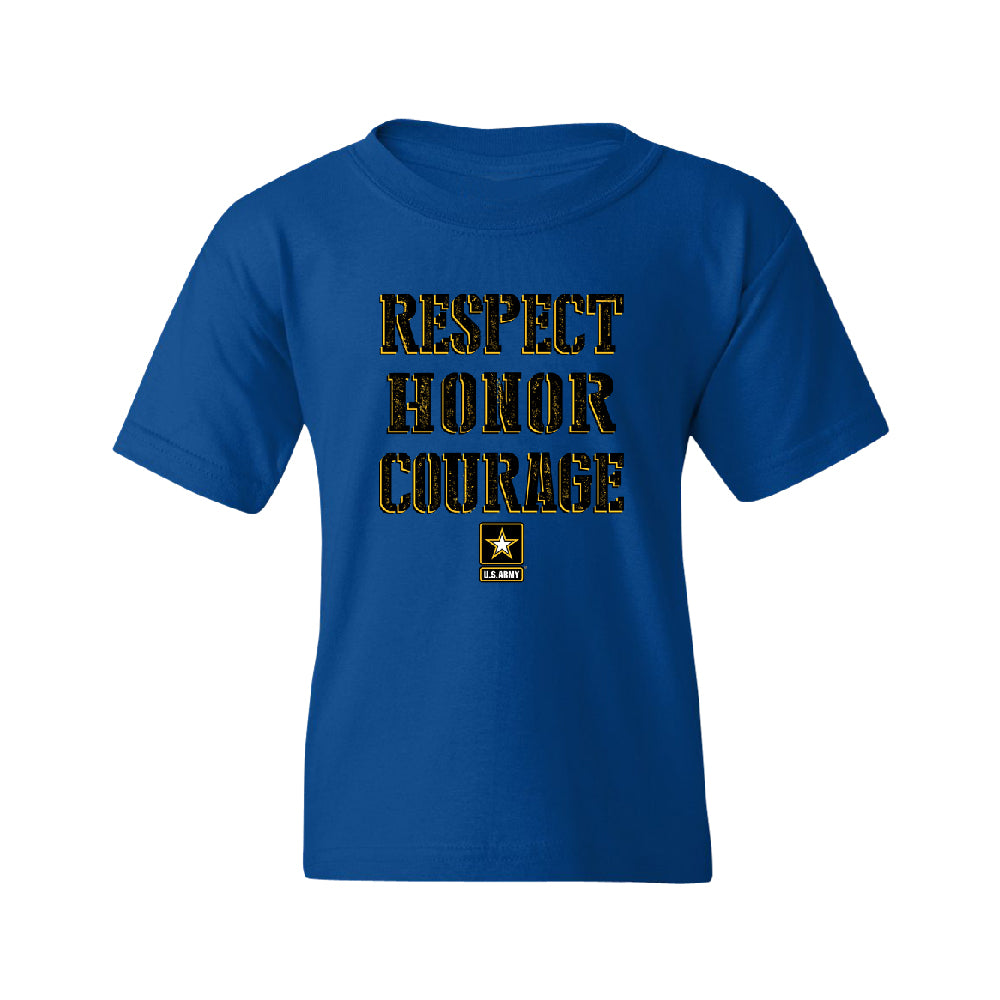 US Army Respect Honor Courage Youth T-Shirt 