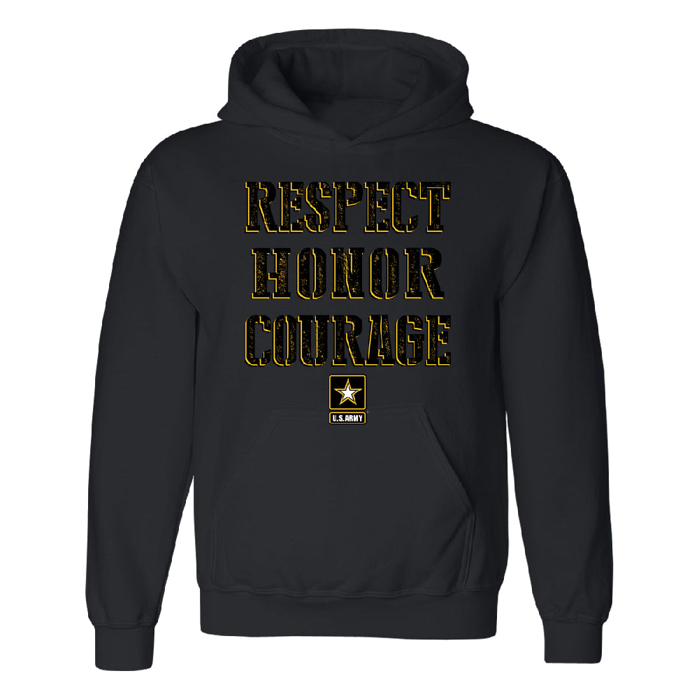 US Army Respect Honor Courage Unisex Hoodie Strong Military USA Sweater 