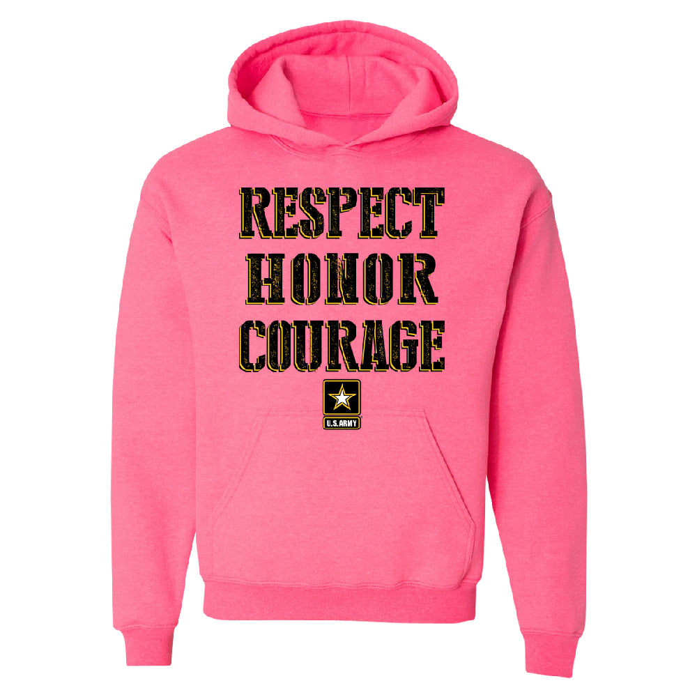 US Army Respect Honor Courage Unisex Hoodie Strong Military USA Sweater 