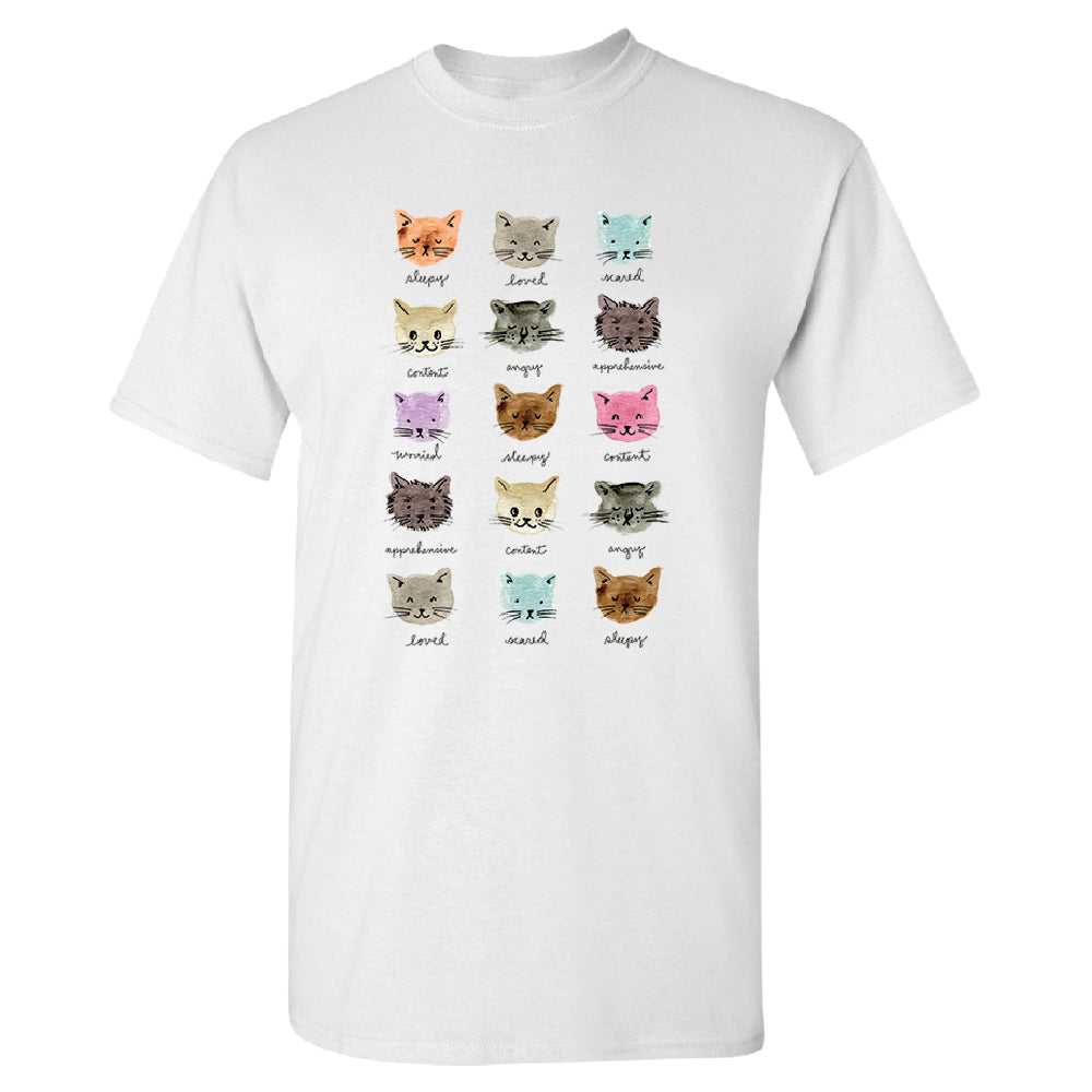 Cute Rainbow Moody Kittens Men's T-Shirt 