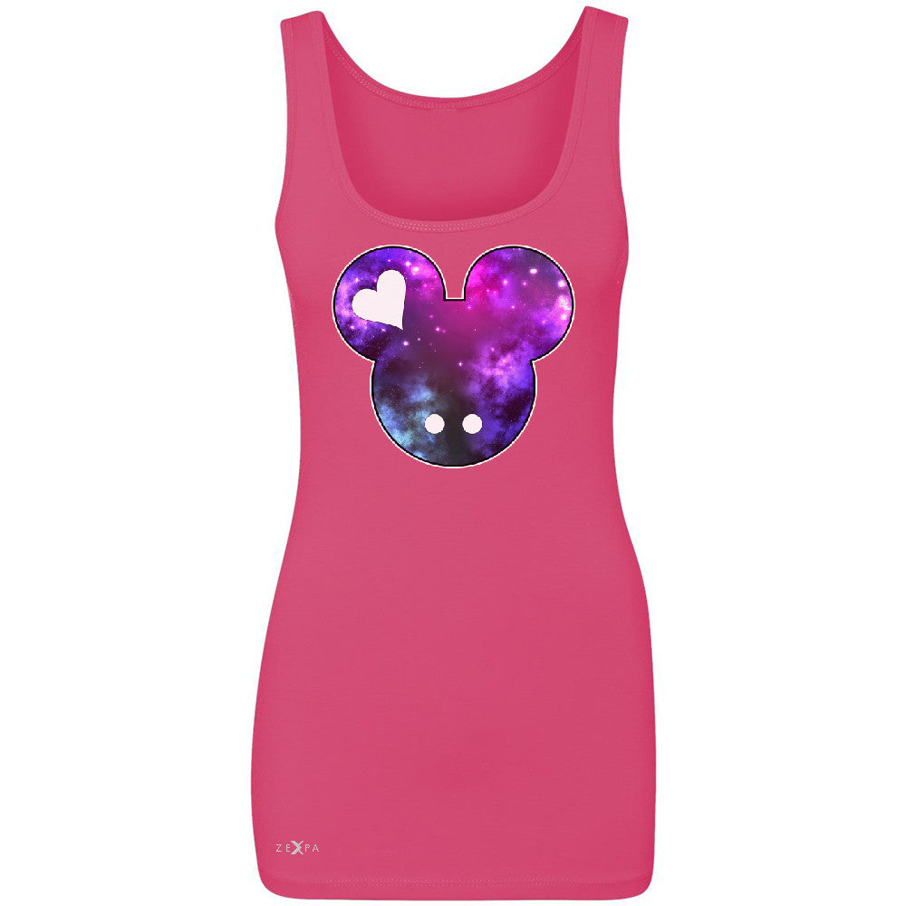 Galaxy Cartoon Head  Women's Tank Top Couple Shirt Gift Sleeveless - Zexpa Apparel - 2