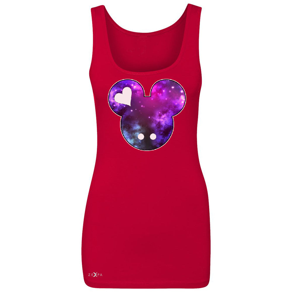 Galaxy Cartoon Head  Women's Tank Top Couple Shirt Gift Sleeveless - Zexpa Apparel - 3