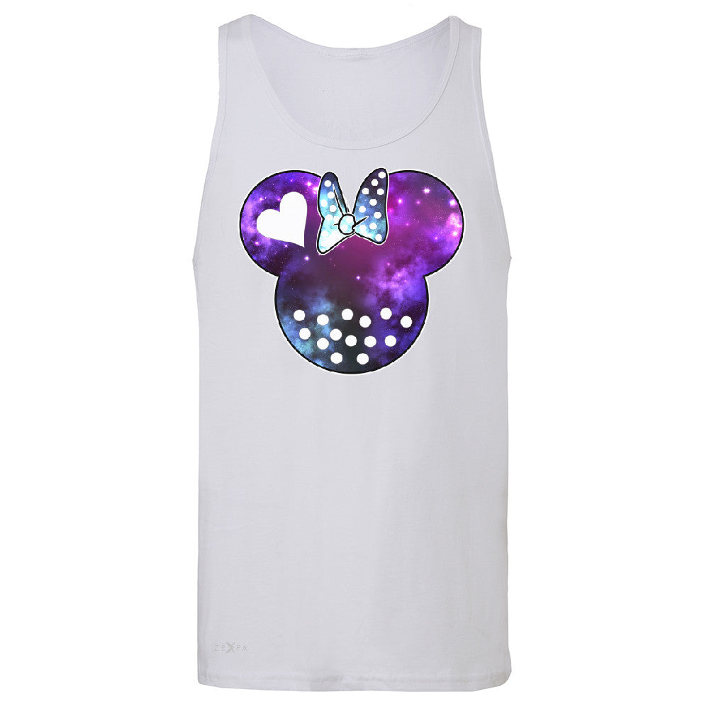 Galaxy Lady Cartoon Head  Men's Jersey Tank Couple Shirt Gift Sleeveless - Zexpa Apparel - 6