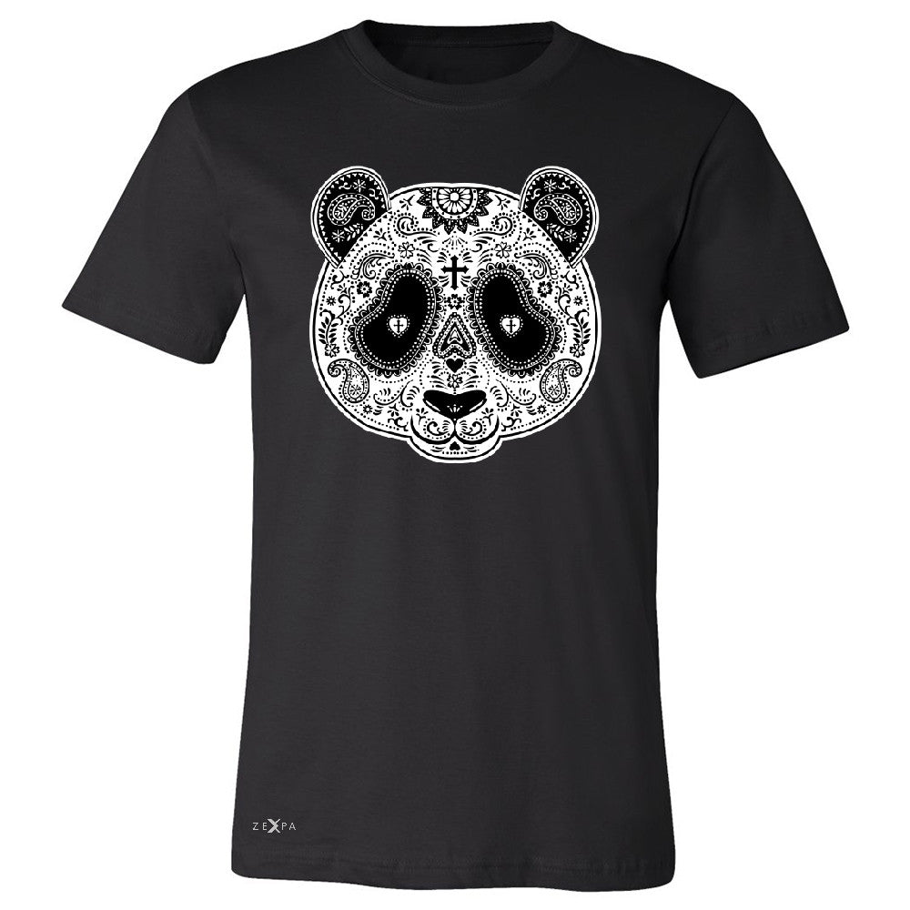 Sugar Skull Panda Men's T-shirt Day Of Dead Dia de Muertos Tee - Zexpa Apparel - 1