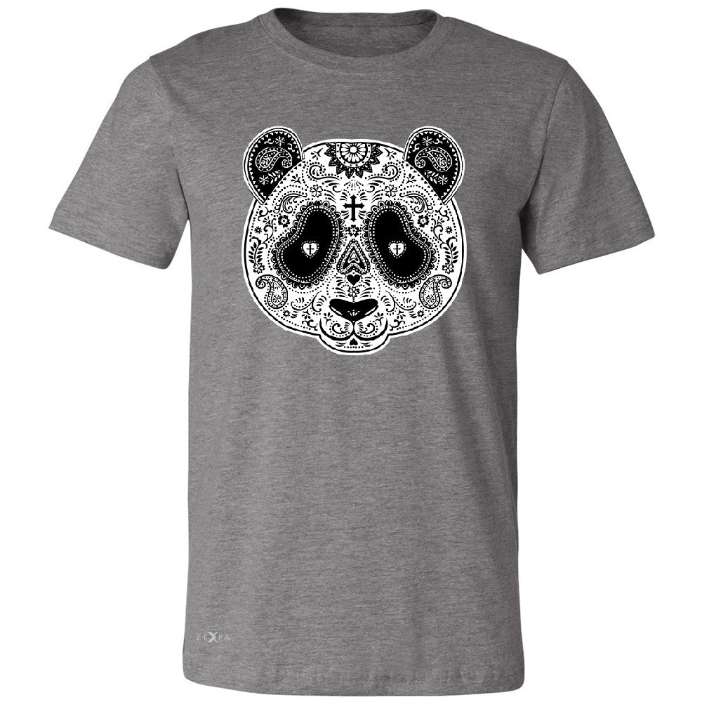 Sugar Skull Panda Men's T-shirt Day Of Dead Dia de Muertos Tee - Zexpa Apparel - 3
