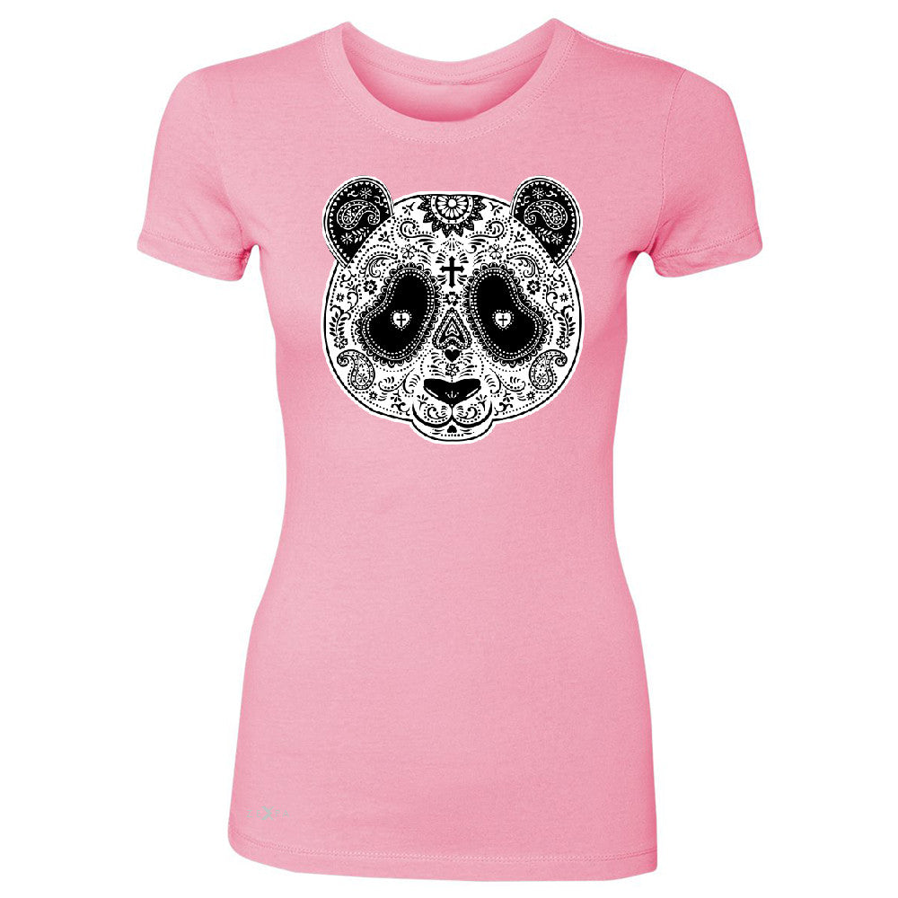 Sugar Skull Panda Women's T-shirt Day Of Dead Dia de Muertos Tee - Zexpa Apparel - 3