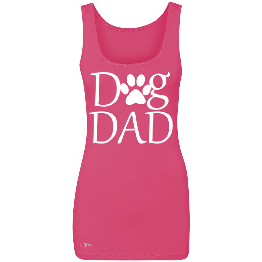 Dog Dad Women's Tank Top Father's Day Dog Owner Cool Sleeveless - Zexpa Apparel - 2