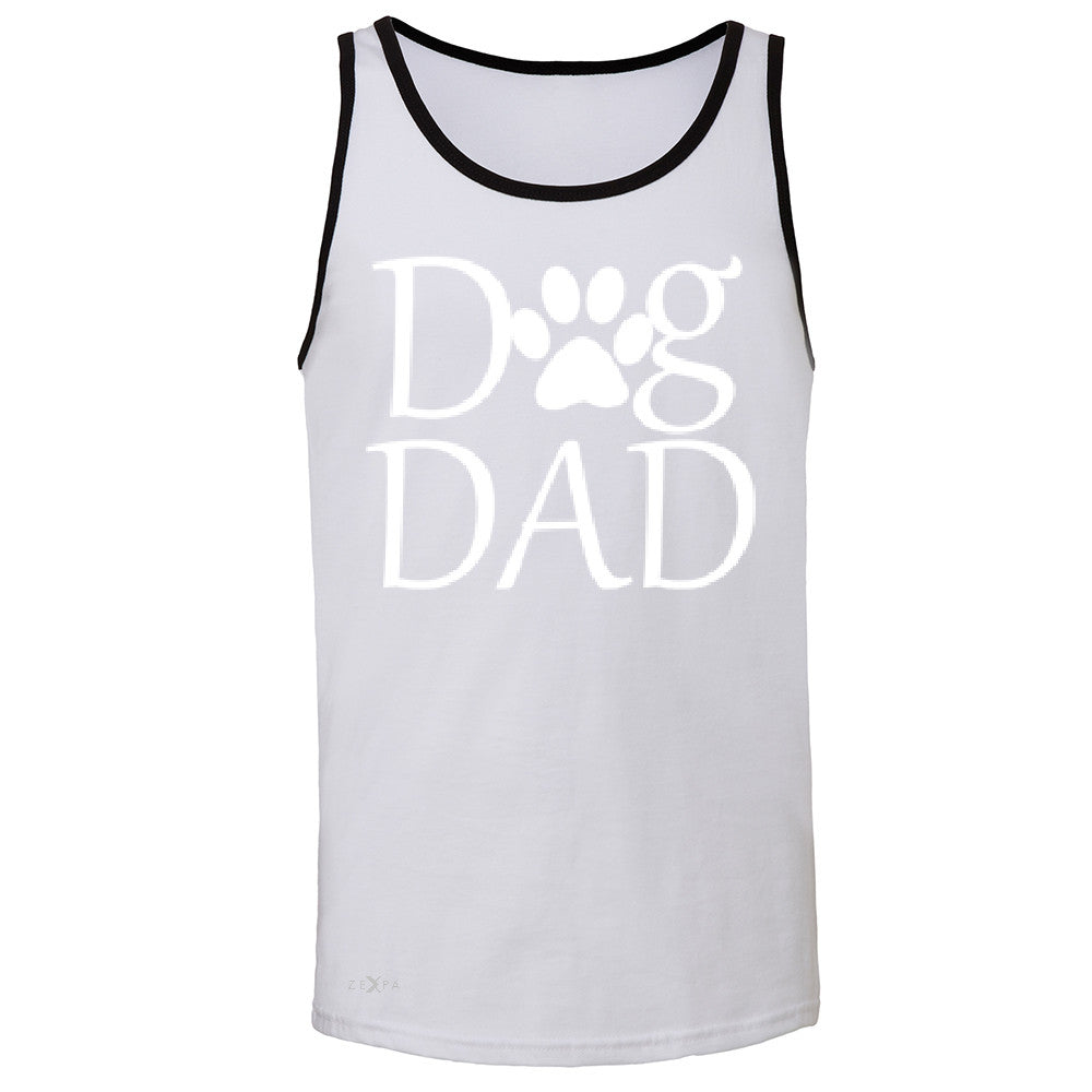 Dog Dad Men's Jersey Tank Father's Day Dog Owner Cool Sleeveless - Zexpa Apparel - 5