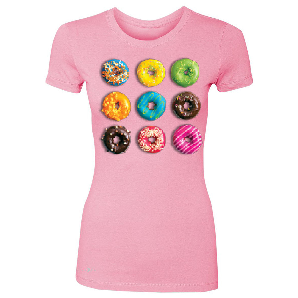 Donut Yummy Desert Women's T-shirt Funny Cool Tee - Zexpa Apparel - 3