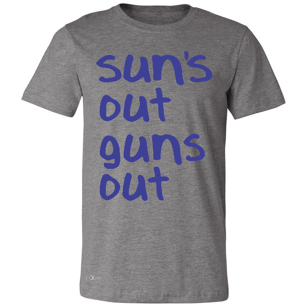 Sun's Out Guns Out Men's T-shirt Gym Fitness 22 Jump Street Tee - Zexpa Apparel - 3