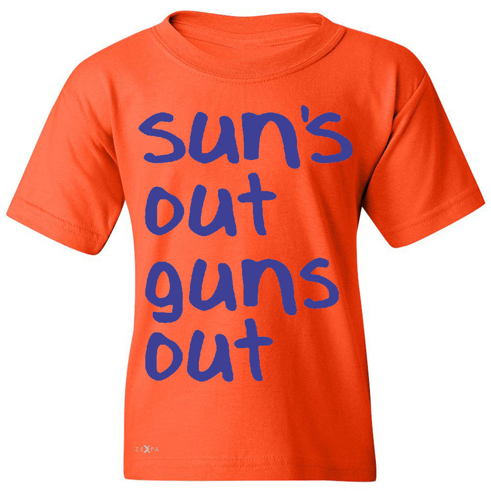 Sun's Out Guns Out Youth T-shirt Gym Fitness 22 Jump Street Tee - Zexpa Apparel - 2