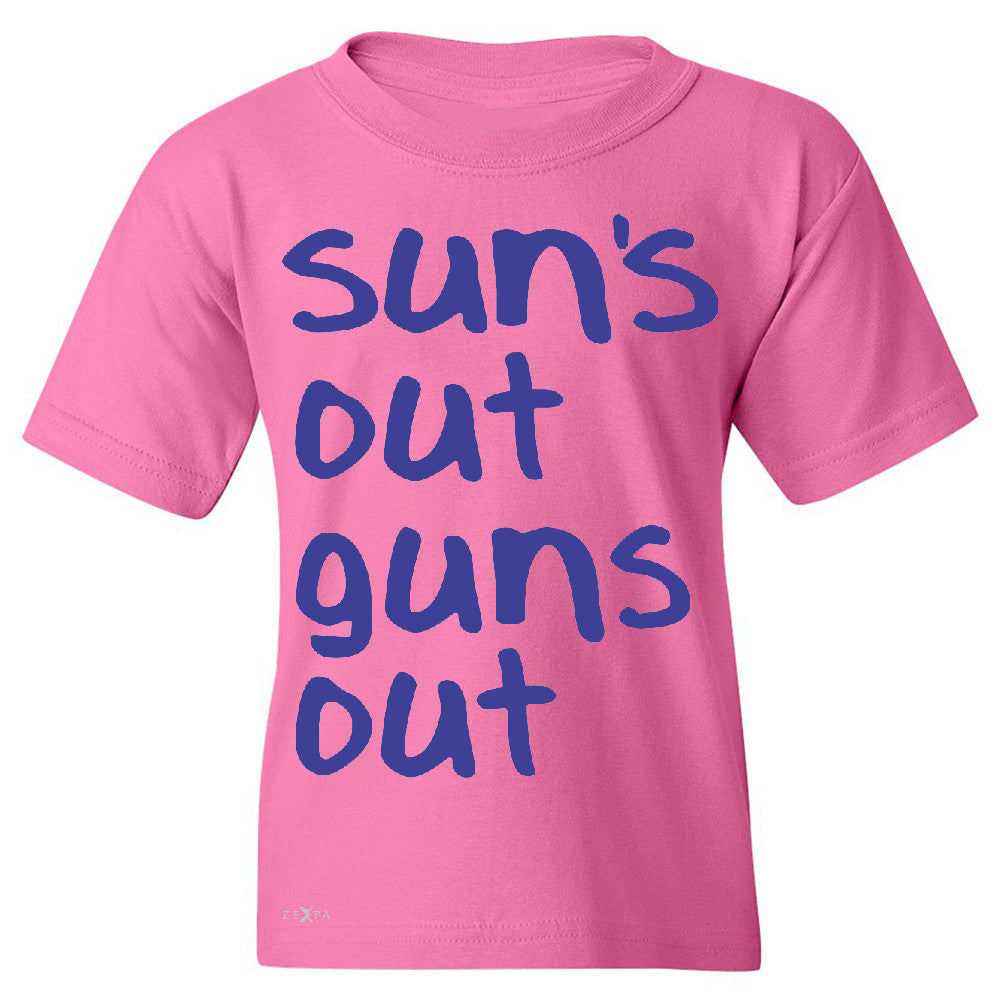 Sun's Out Guns Out Youth T-shirt Gym Fitness 22 Jump Street Tee - Zexpa Apparel - 3
