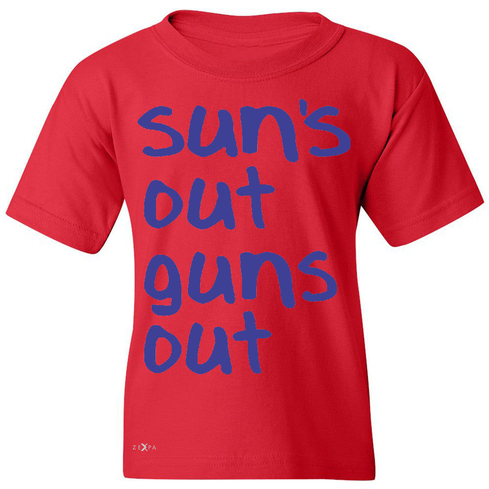 Sun's Out Guns Out Youth T-shirt Gym Fitness 22 Jump Street Tee - Zexpa Apparel - 4