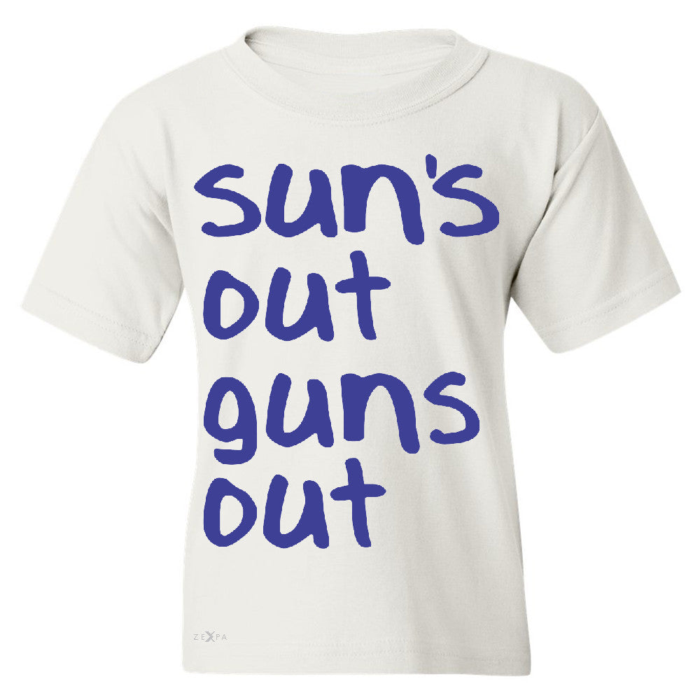 Sun's Out Guns Out Youth T-shirt Gym Fitness 22 Jump Street Tee - Zexpa Apparel - 5