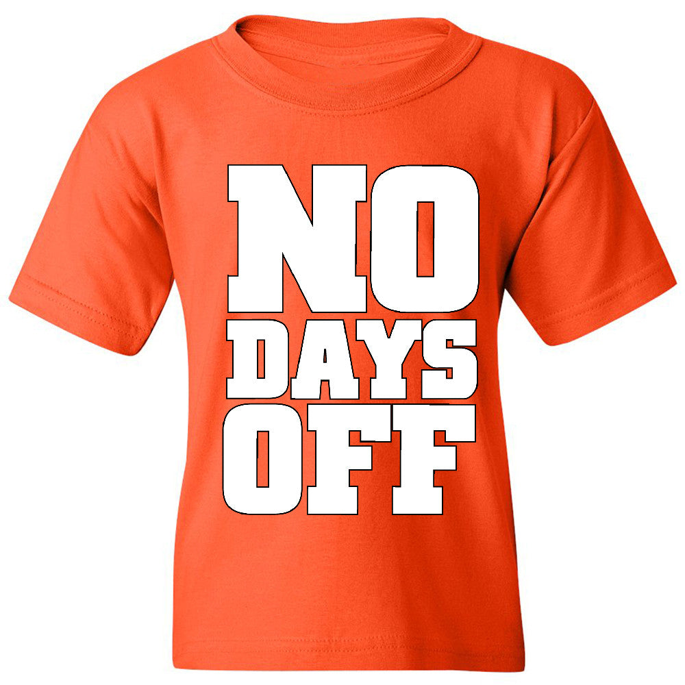 No Days Off Youth T-shirt Workout Gym Running Fitness Novelty Tee - Zexpa Apparel - 2