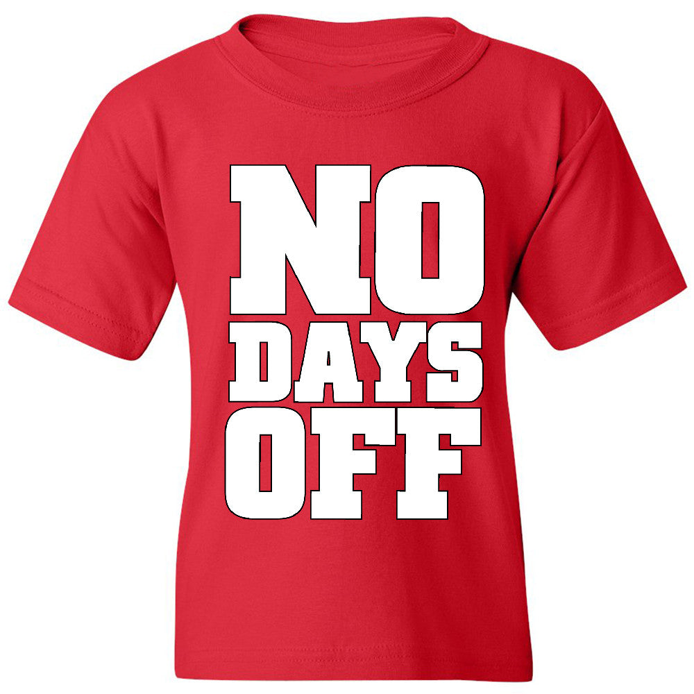 No Days Off Youth T-shirt Workout Gym Running Fitness Novelty Tee - Zexpa Apparel - 4