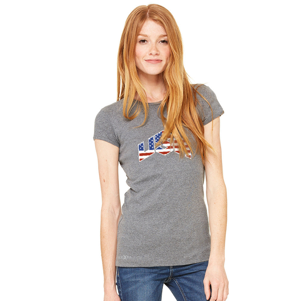 USA Basketball Team Logo Olympics Women's T-shirt Patriotic Tee - Zexpa Apparel - 4