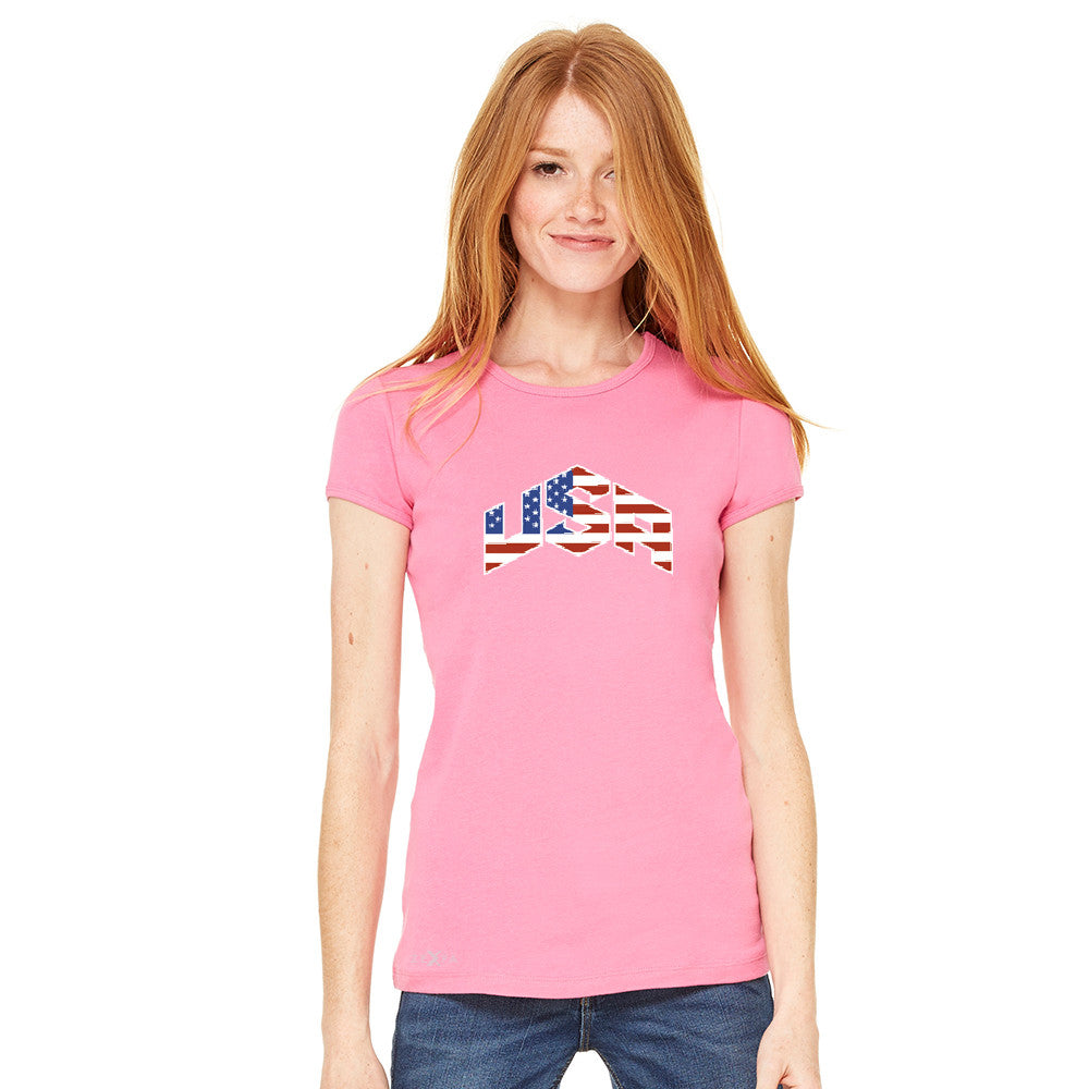 USA Basketball Team Logo Olympics Women's T-shirt Patriotic Tee - Zexpa Apparel - 1