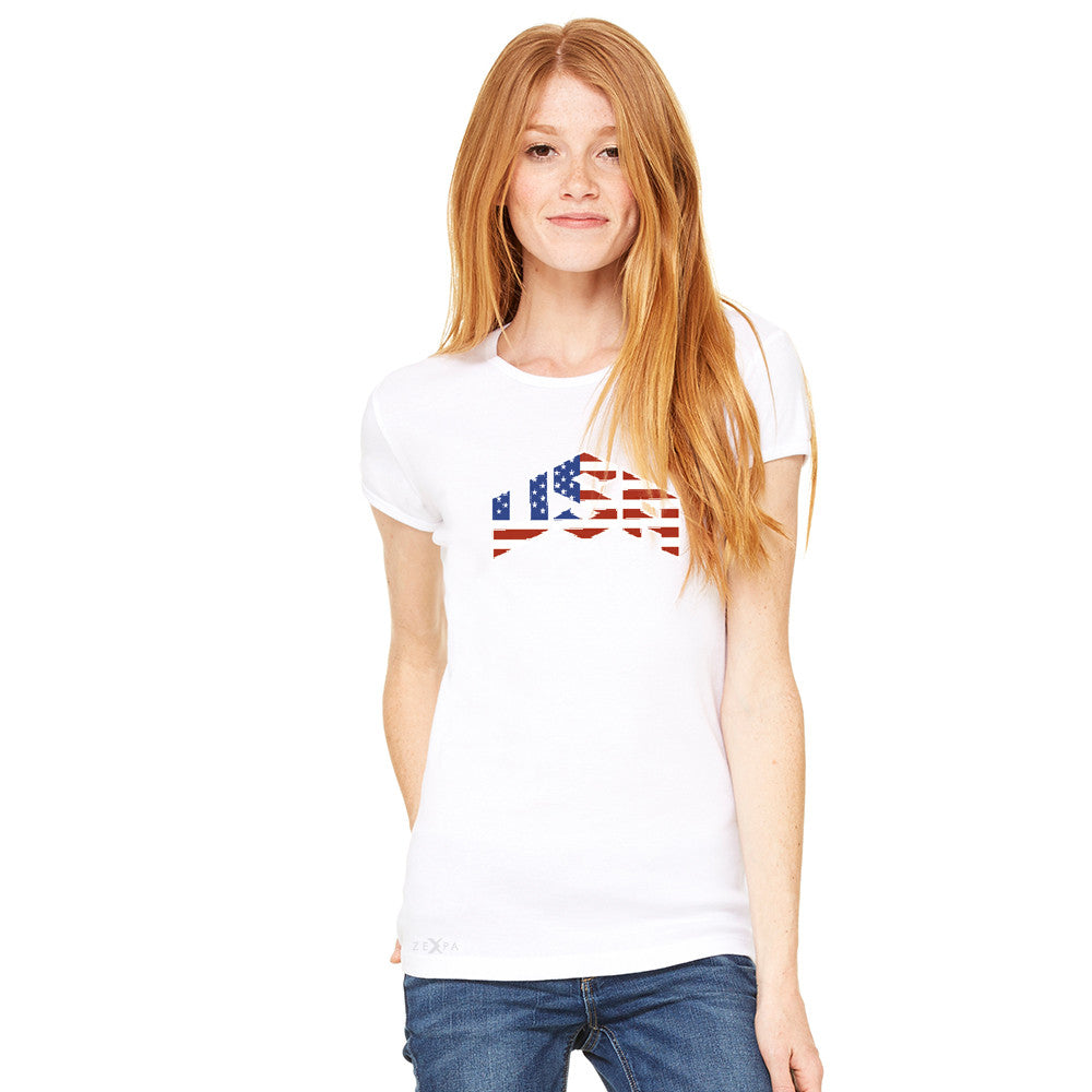 USA Basketball Team Logo Olympics Women's T-shirt Patriotic Tee - Zexpa Apparel - 10