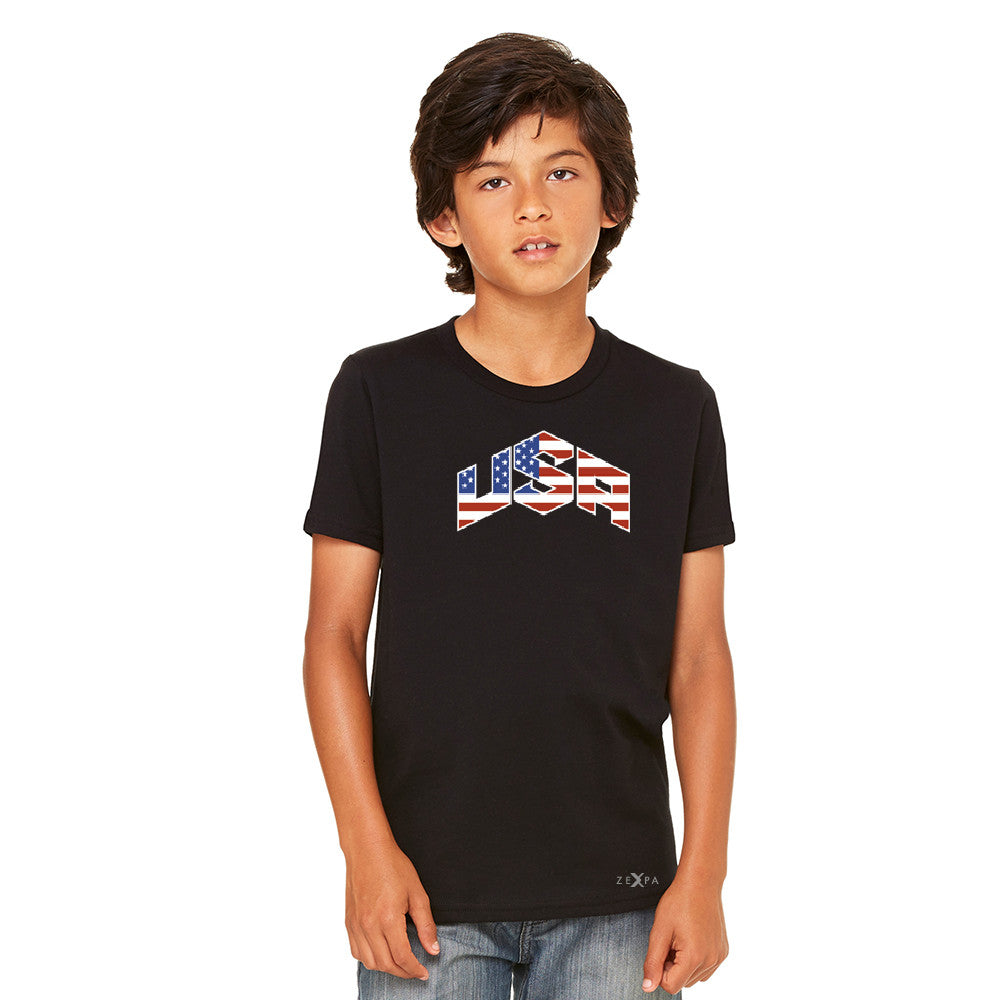 USA Basketball Team Logo Olympics Youth T-shirt Patriotic Tee - Zexpa Apparel - 3