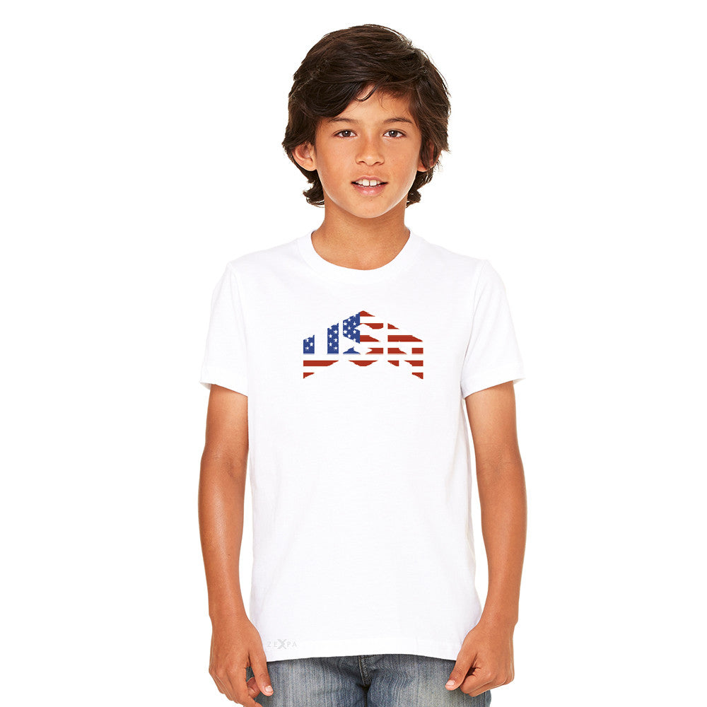 USA Basketball Team Logo Olympics Youth T-shirt Patriotic Tee - Zexpa Apparel - 1