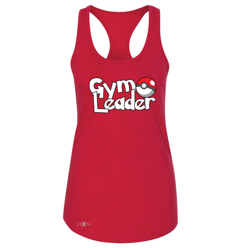 Gym Leader Women's Racerback Poke Shirt Fan Sleeveless - Zexpa Apparel - 3