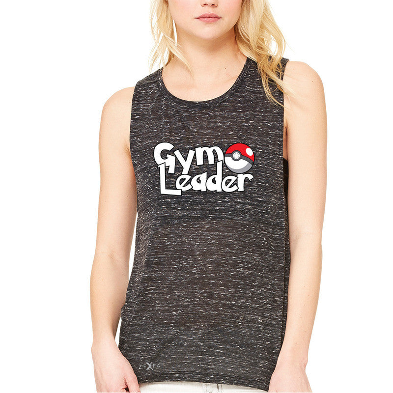 Gym Leader Women's Muscle Tee Poke Shirt Fan Sleeveless - Zexpa Apparel - 3