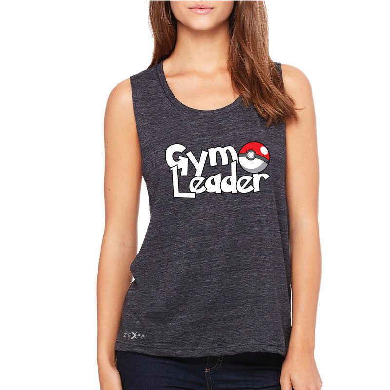 Gym Leader Women's Muscle Tee Poke Shirt Fan Sleeveless - Zexpa Apparel
