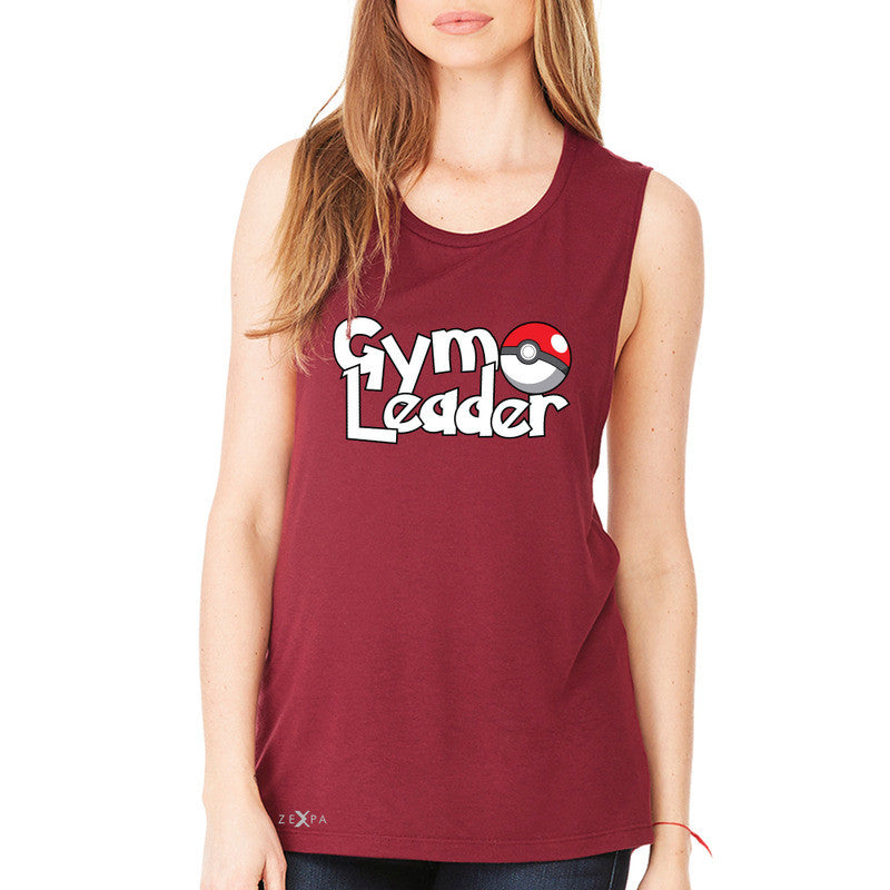 Gym Leader Women's Muscle Tee Poke Shirt Fan Sleeveless - Zexpa Apparel - 4