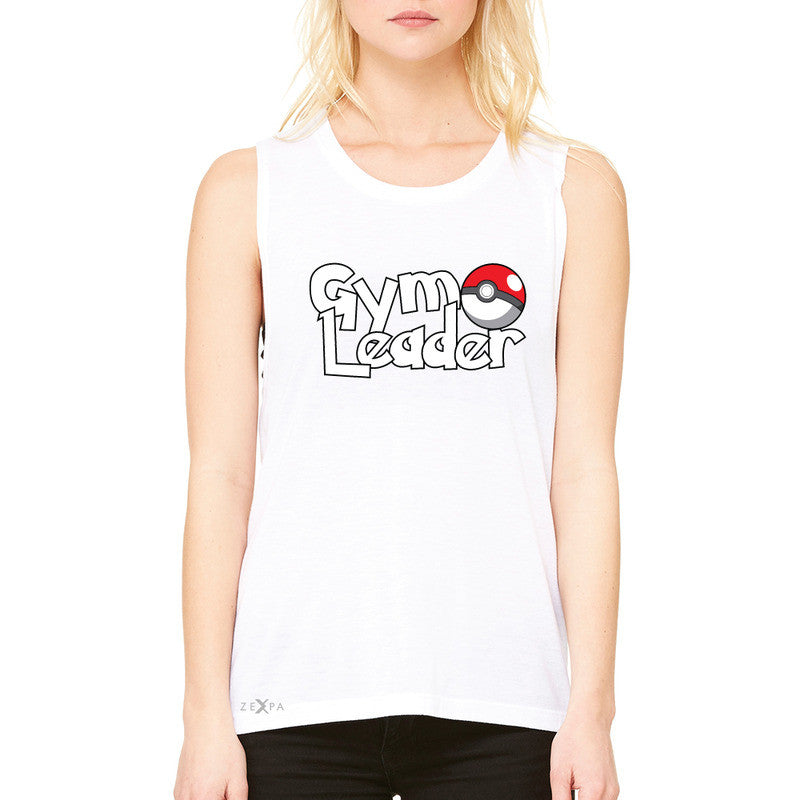 Gym Leader Women's Muscle Tee Poke Shirt Fan Sleeveless - Zexpa Apparel - 6