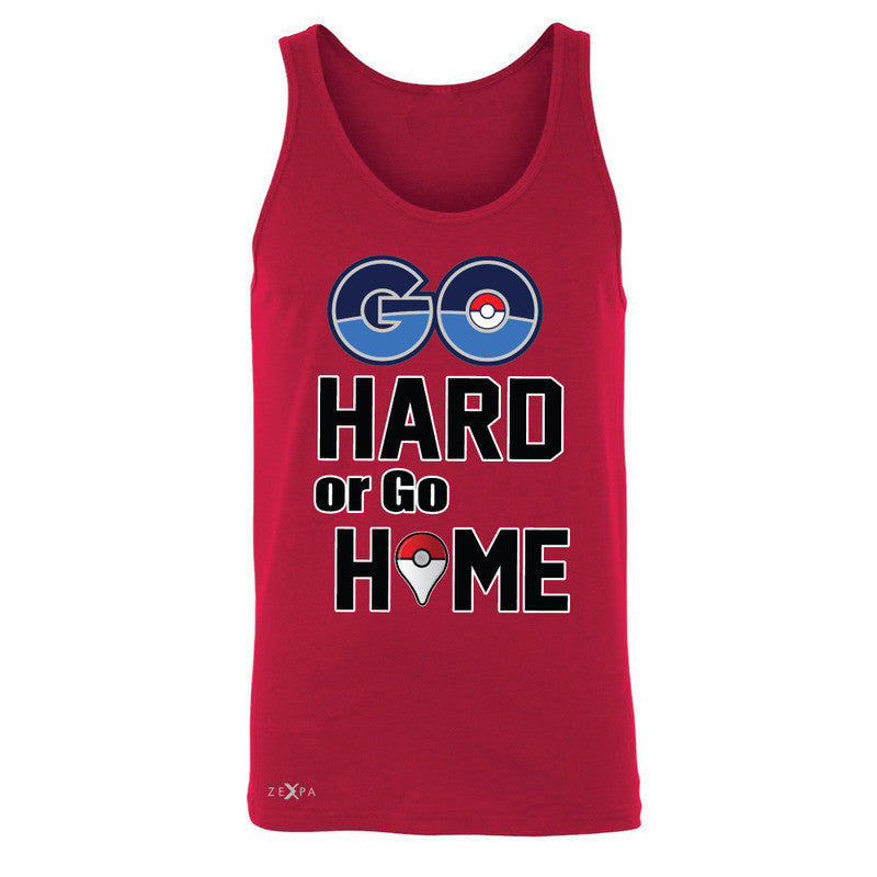 Go Hard Or Go Home Men's Jersey Tank Poke Shirt Fan Sleeveless - Zexpa Apparel - 4