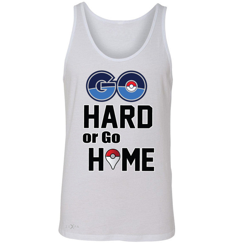 Go Hard Or Go Home Men's Jersey Tank Poke Shirt Fan Sleeveless - Zexpa Apparel - 5