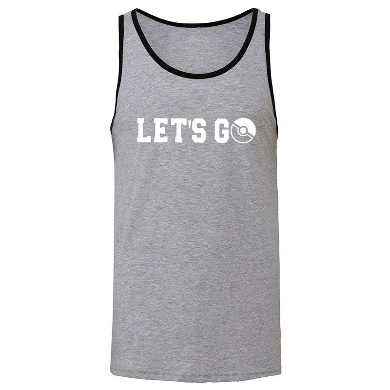 Let's Go - Gotcha Men's Jersey Tank Poke Shirt Fan Sleeveless - Zexpa Apparel - 2