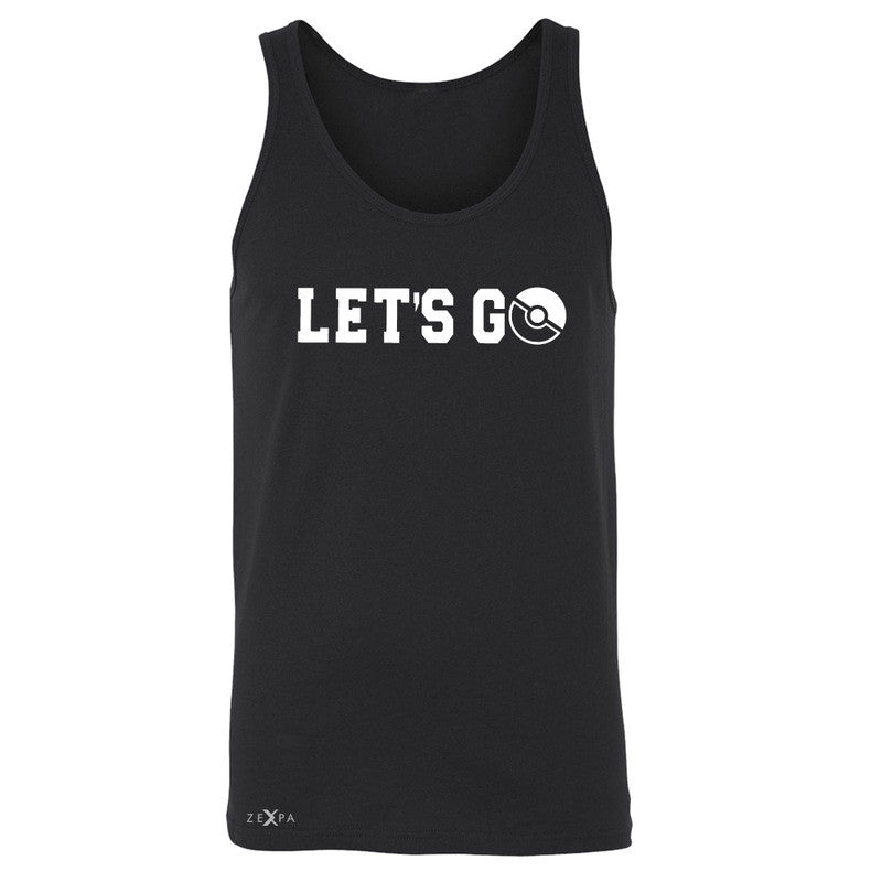 Let's Go - Gotcha Men's Jersey Tank Poke Shirt Fan Sleeveless - Zexpa Apparel - 1