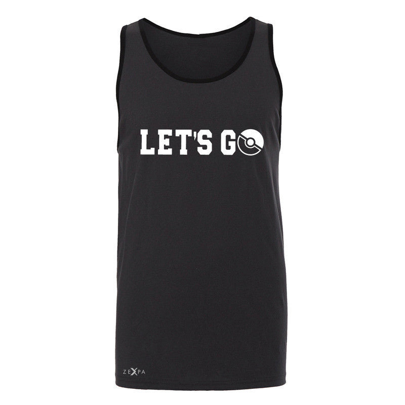 Let's Go - Gotcha Men's Jersey Tank Poke Shirt Fan Sleeveless - Zexpa Apparel - 3