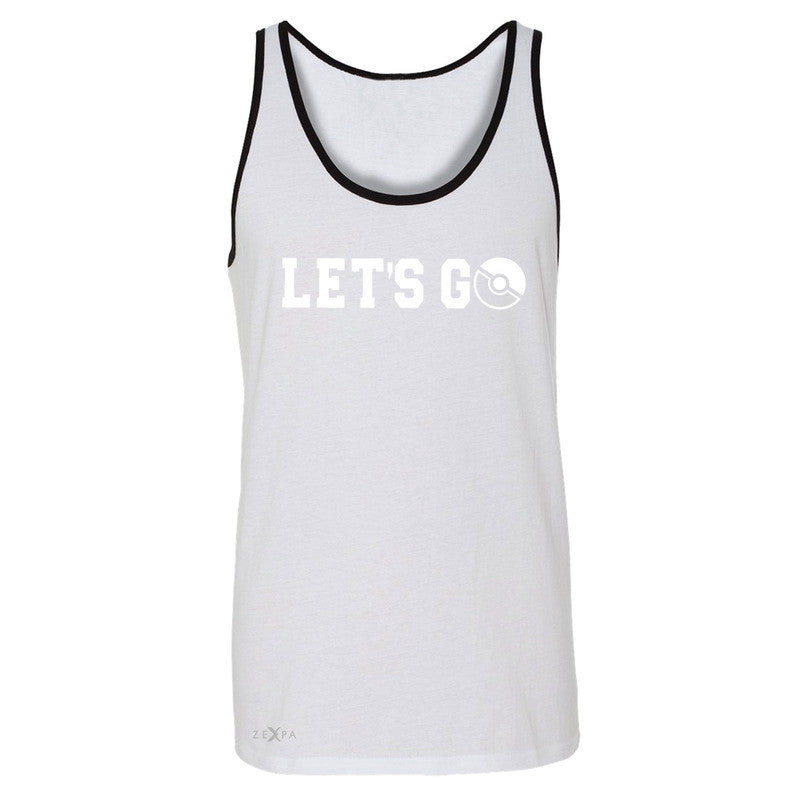 Let's Go - Gotcha Men's Jersey Tank Poke Shirt Fan Sleeveless - Zexpa Apparel - 6