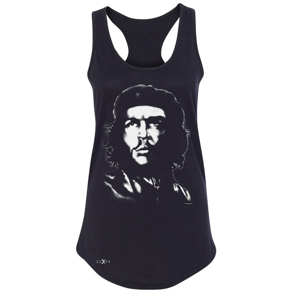 Che Guevara Revolution Women's Racerback Cuba Viva La Revolucion Sleeveless - Zexpa Apparel Halloween Christmas Shirts