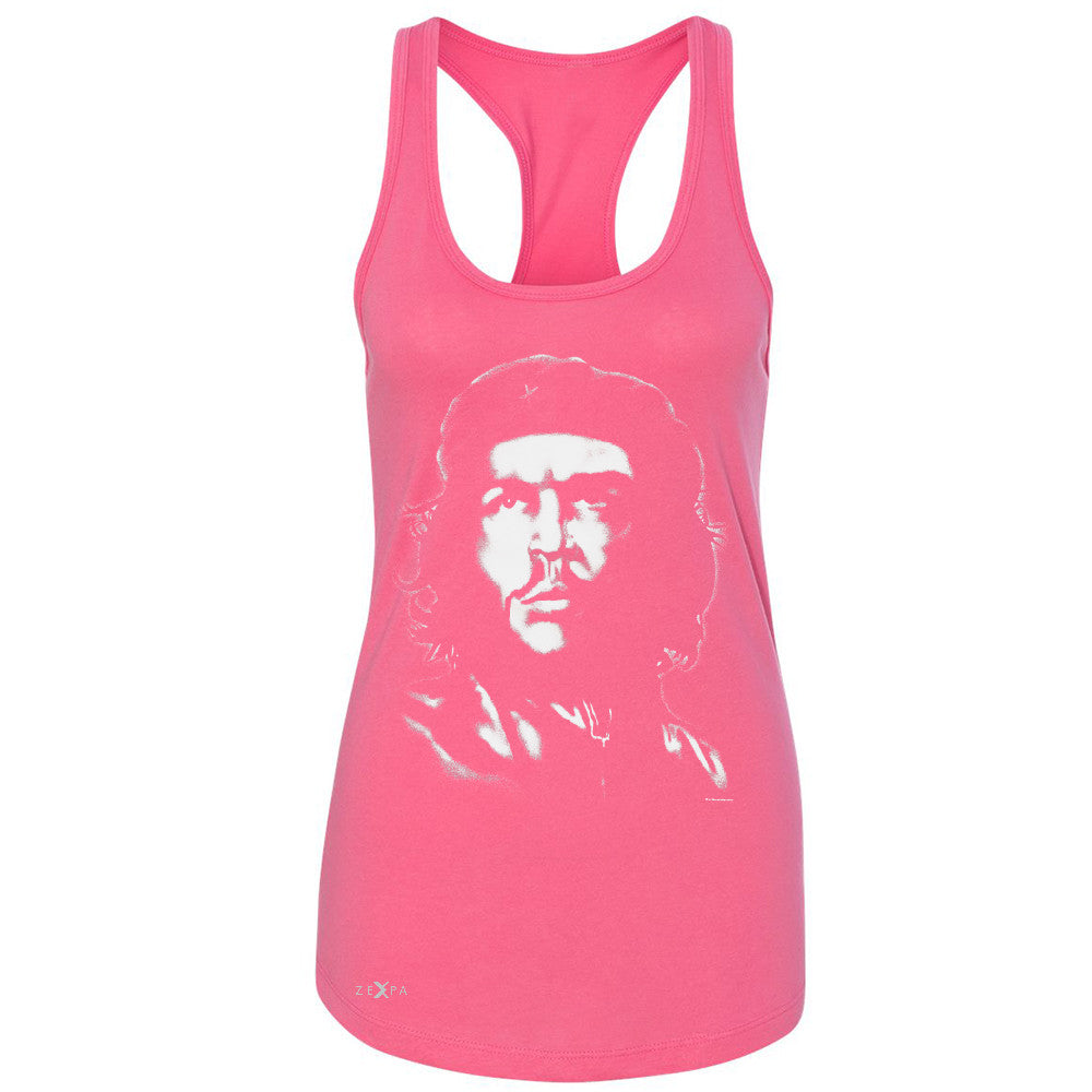 Che Guevara Revolution Women's Racerback Cuba Viva La Revolucion Sleeveless - Zexpa Apparel Halloween Christmas Shirts