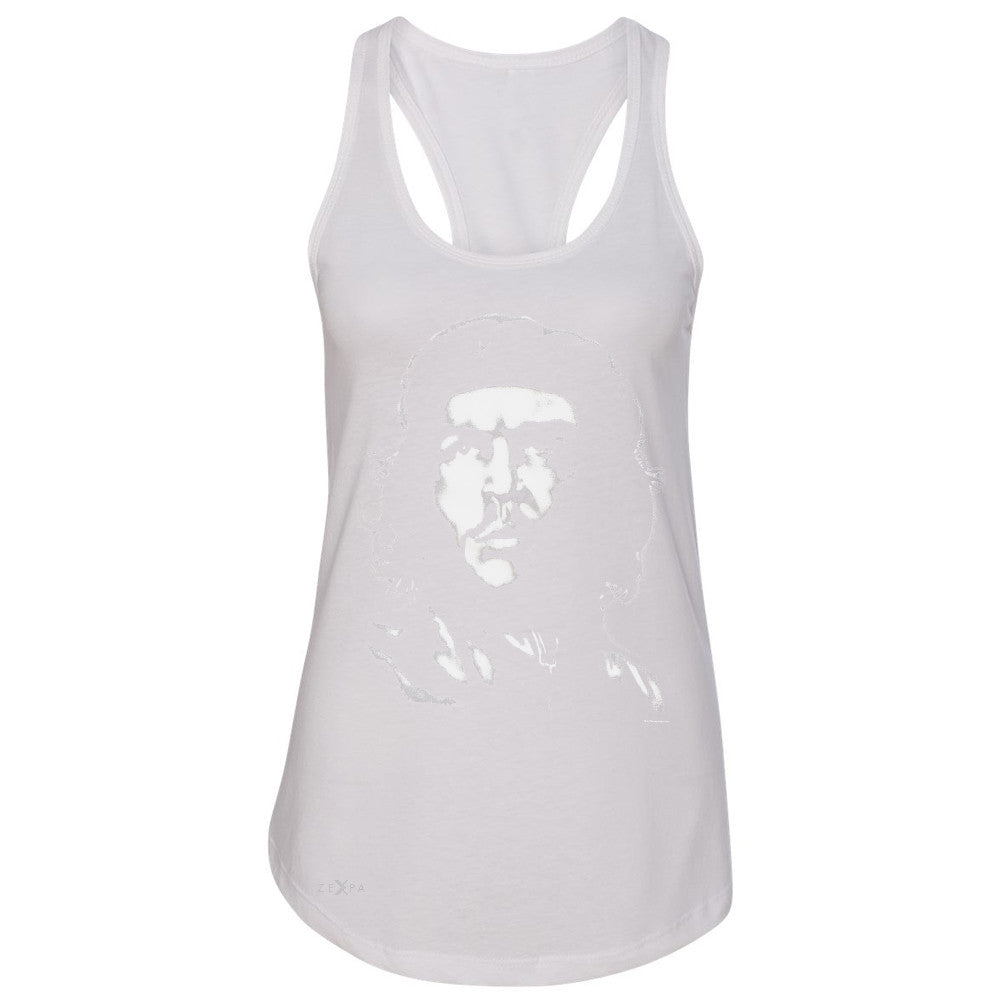 Che Guevara Revolution Women's Racerback Cuba Viva La Revolucion Sleeveless - Zexpa Apparel Halloween Christmas Shirts