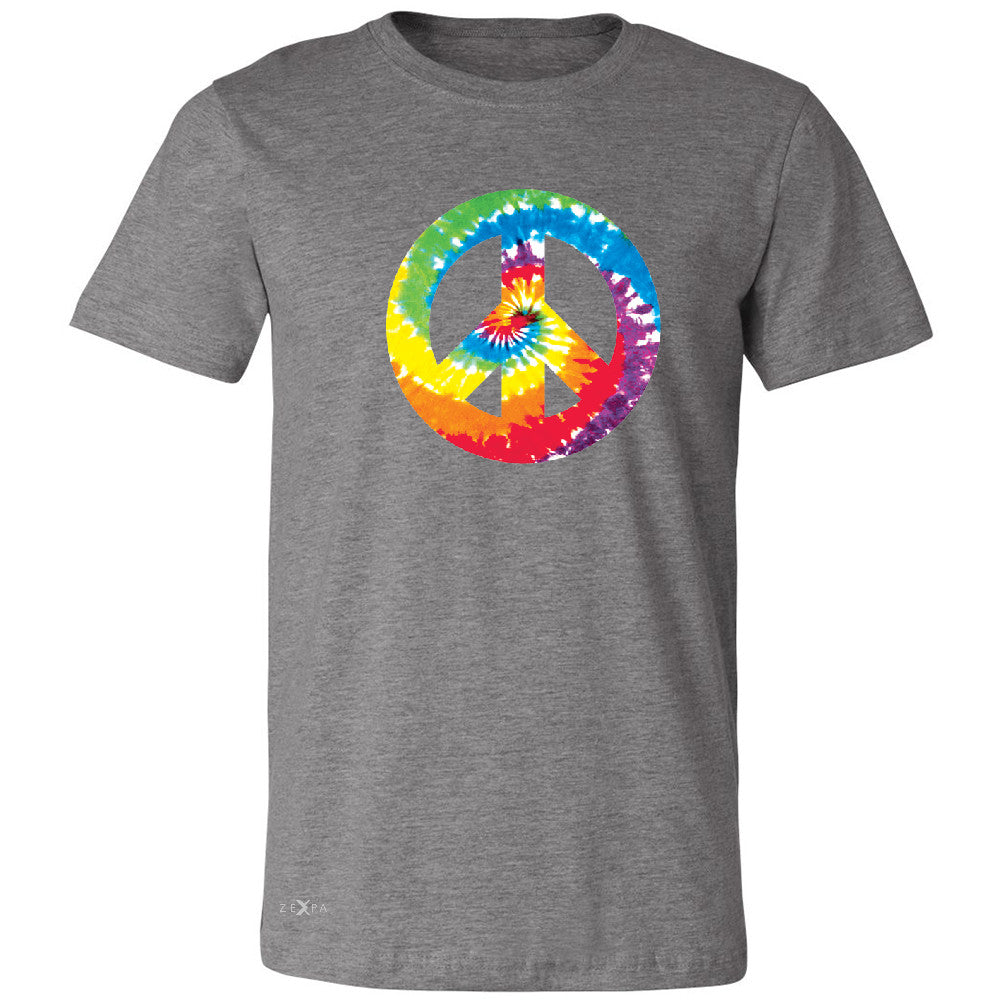 Peace Sign TIE DYE Hippie Men's T-shirt Politics Graphic Retro Tee - Zexpa Apparel - 3
