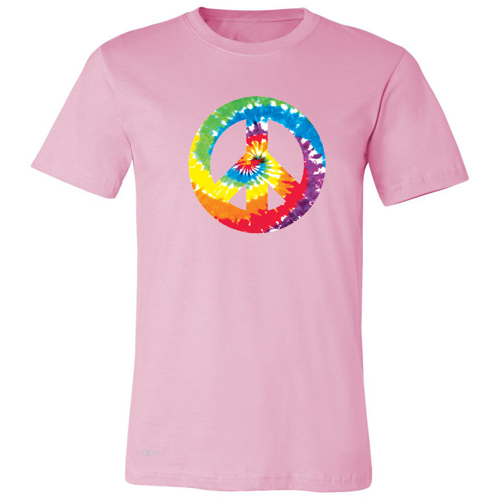 Peace Sign TIE DYE Hippie Men's T-shirt Politics Graphic Retro Tee - Zexpa Apparel - 4