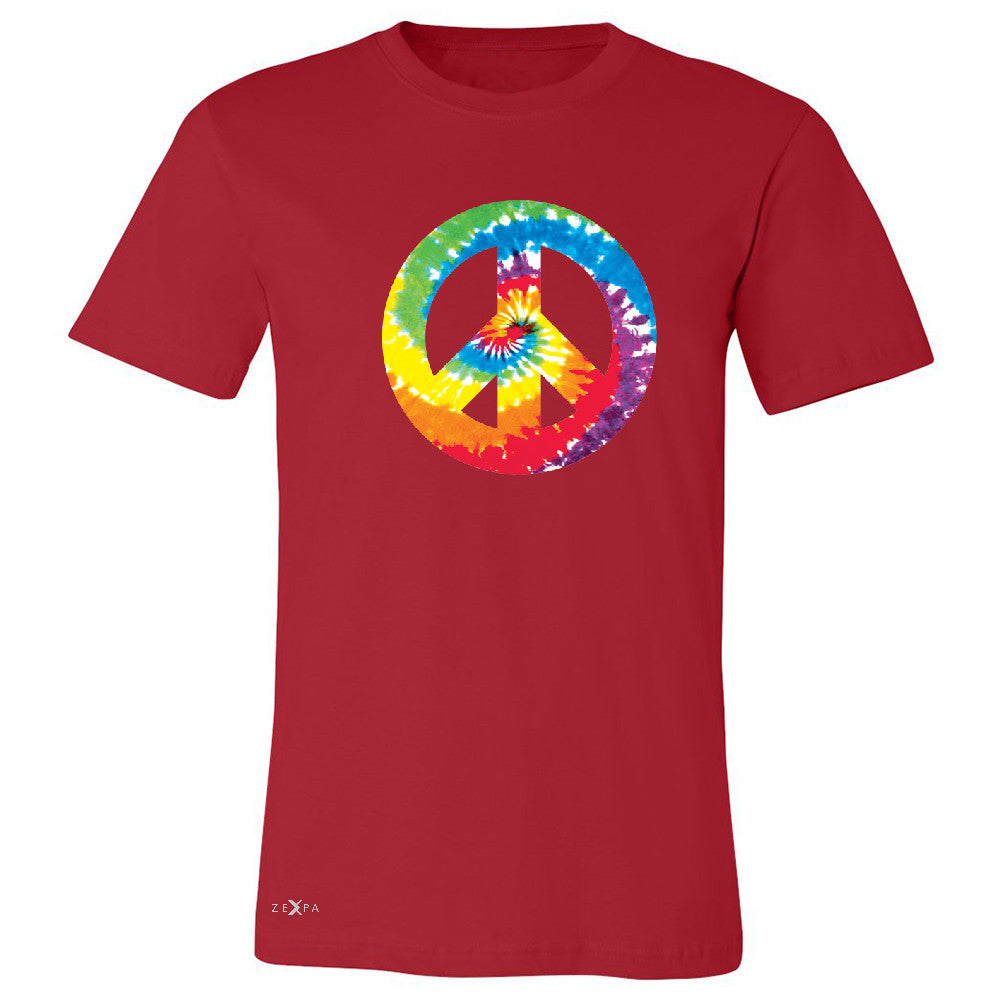 Peace Sign TIE DYE Hippie Men's T-shirt Politics Graphic Retro Tee - Zexpa Apparel - 5