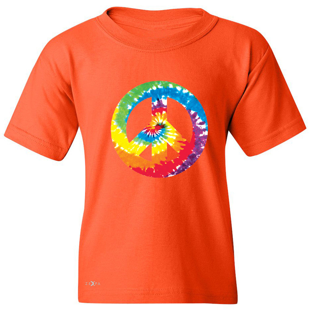 Peace Sign TIE DYE Hippie Youth T-shirt Politics Graphic Retro Tee - Zexpa Apparel - 2