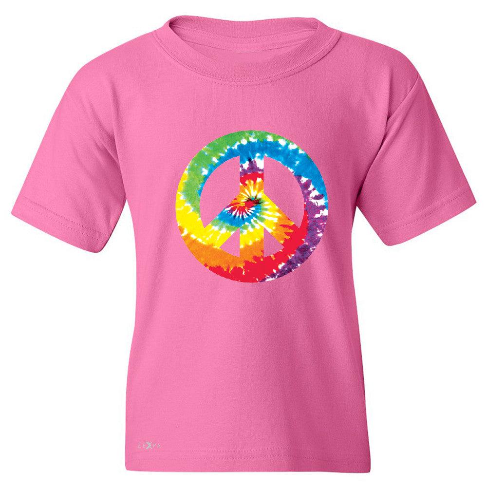 Peace Sign TIE DYE Hippie Youth T-shirt Politics Graphic Retro Tee - Zexpa Apparel - 3