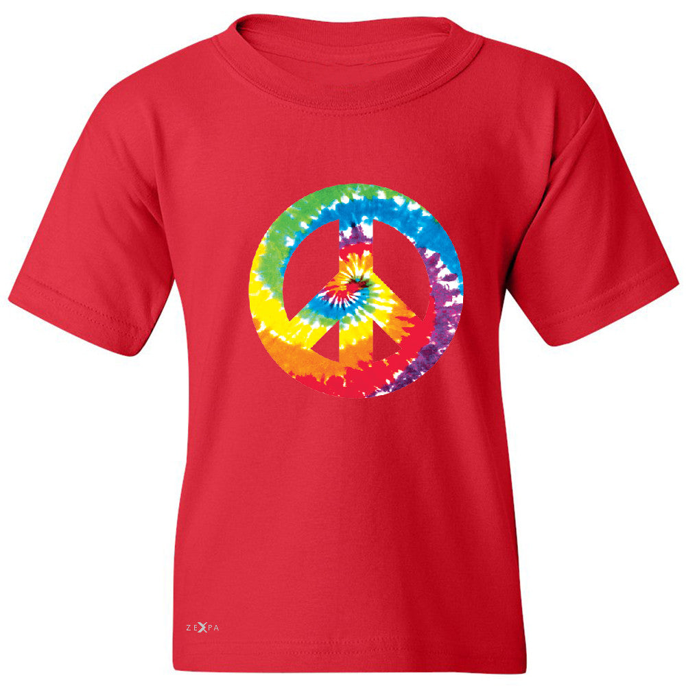 Peace Sign TIE DYE Hippie Youth T-shirt Politics Graphic Retro Tee - Zexpa Apparel - 4