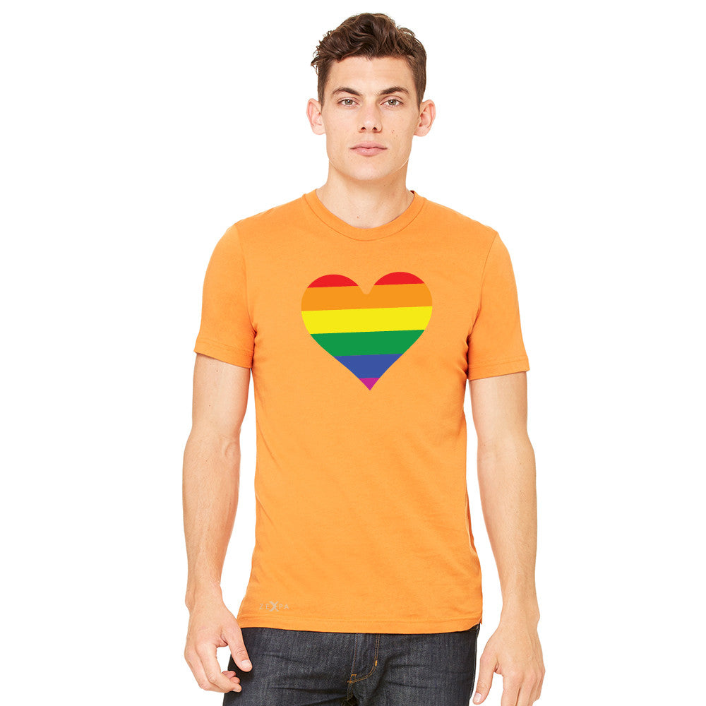 Gay Pride Rainbow Love Heart Strong Men's T-shirt Pride Tee - Zexpa Apparel - 7
