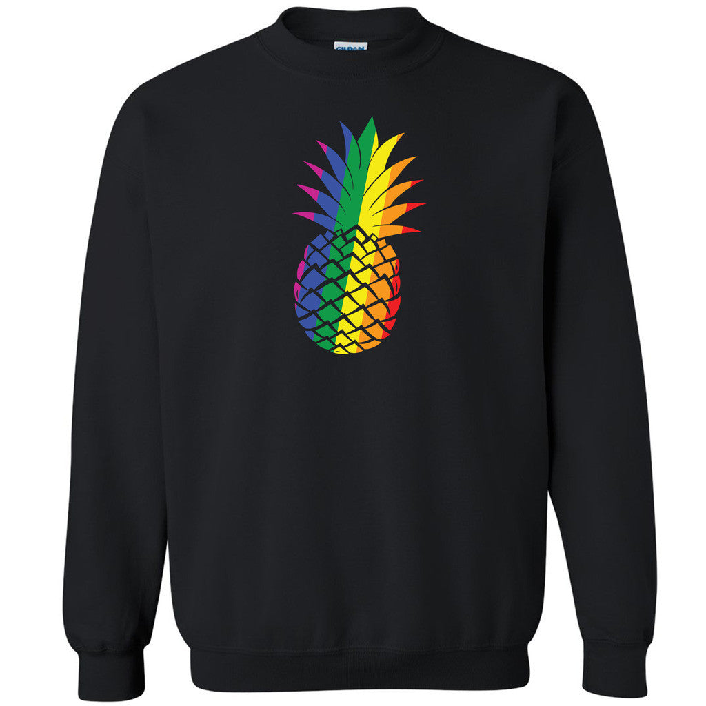 Pineapple Rainbow Unisex Crewneck Gay Pride LGBT June 25 Proud Sweatshirt - Zexpa Apparel