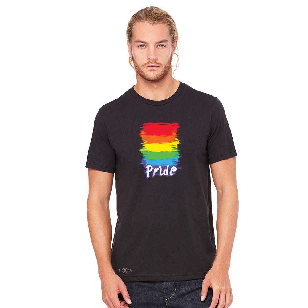 Gay Pride Rainbow Color Paint Cutest Men's T-shirt Pride LGBT Tee - Zexpa Apparel