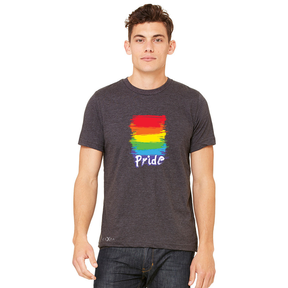 Gay Pride Rainbow Color Paint Cutest Men's T-shirt Pride LGBT Tee - Zexpa Apparel