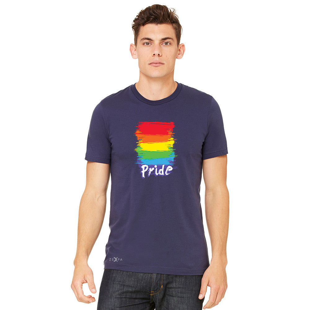 Gay Pride Rainbow Color Paint Cutest Men's T-shirt Pride LGBT Tee - Zexpa Apparel